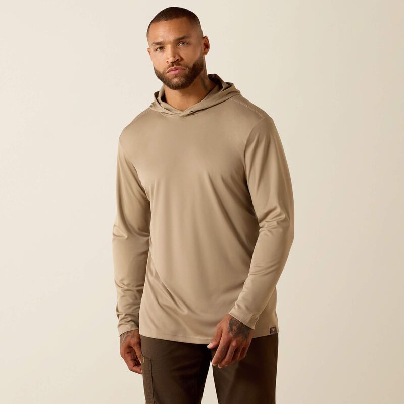 ARIAT - Rebar Sunblocker Outdoor Hooded Classic Fit Long Sleeve T-Shirt