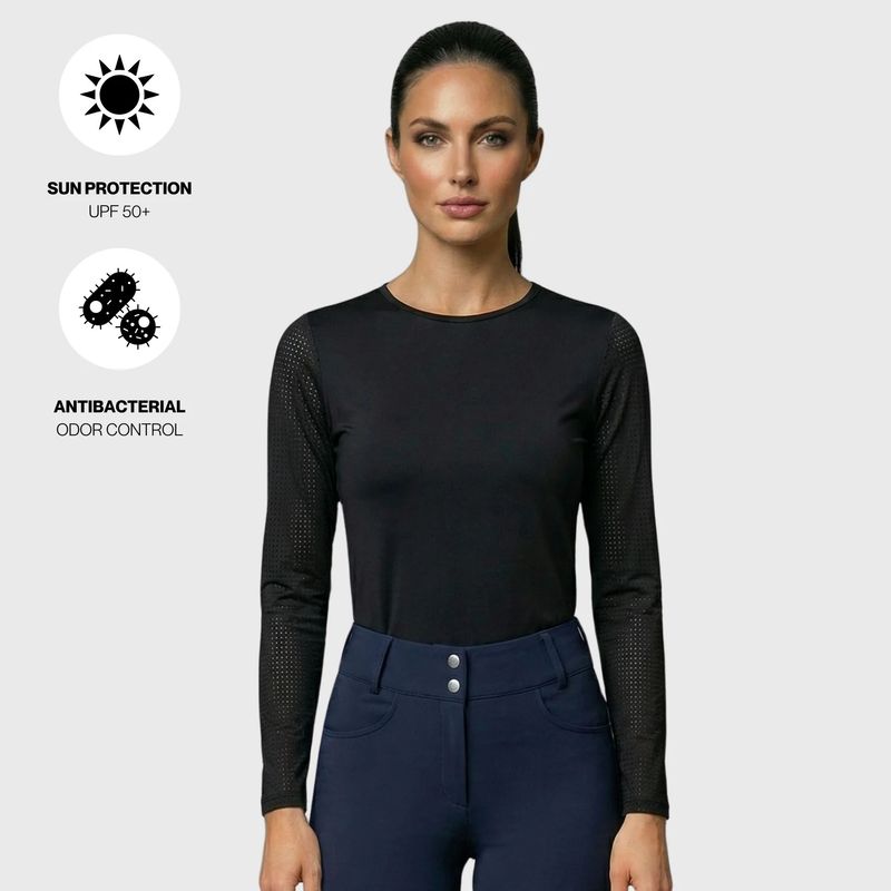 ARMATEQ - Top Long Sleeves Airflow Black