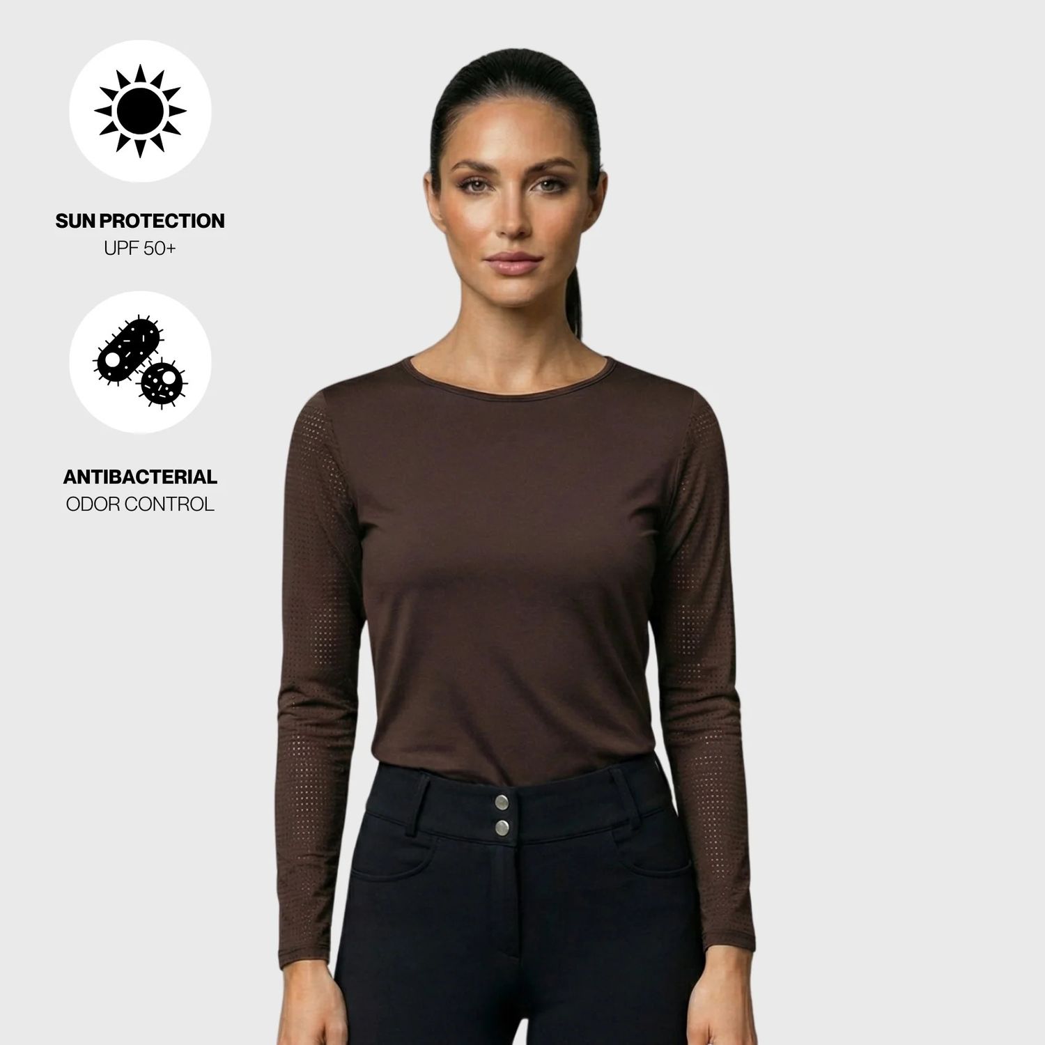 ARMATEQ - Top Long Sleeves Airflow Brown