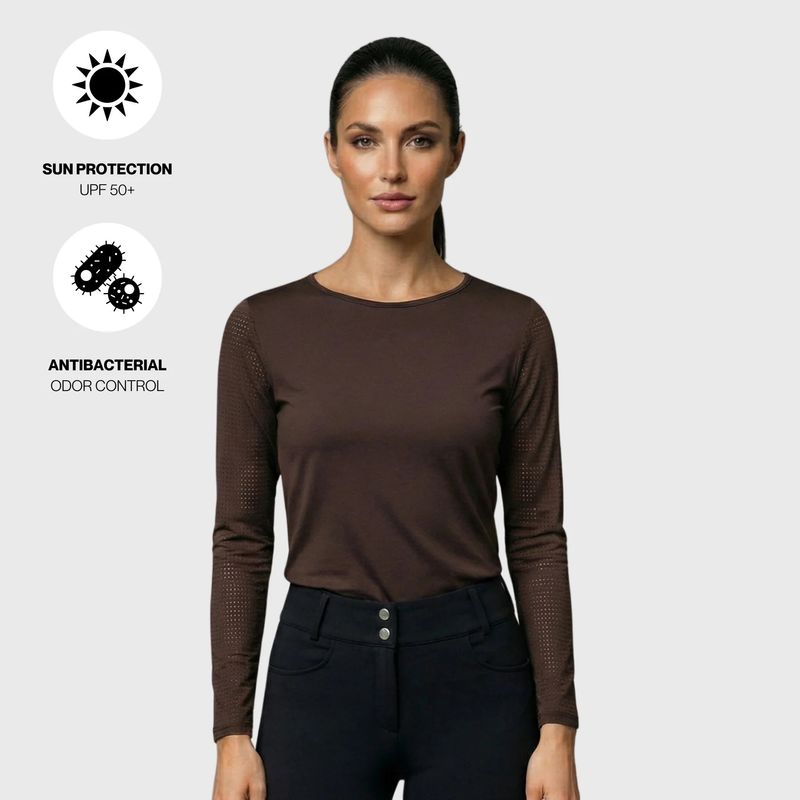 ARMATEQ - Top Long Sleeves Airflow Brown