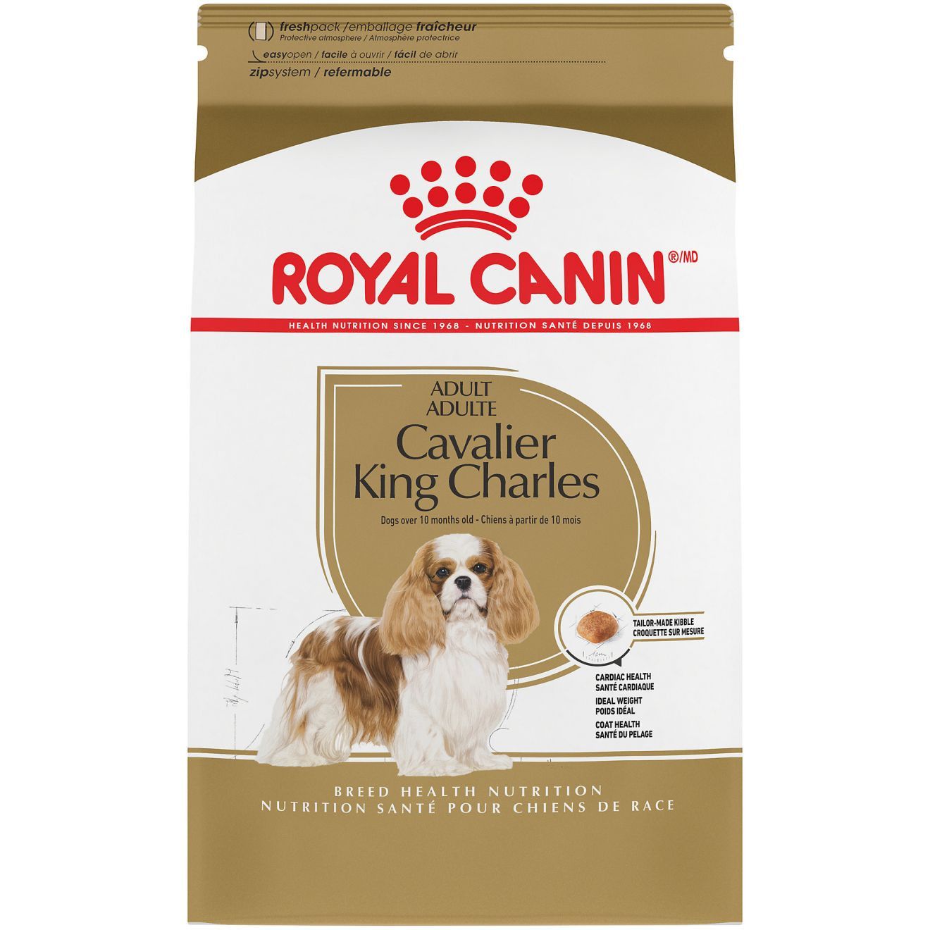 ROYAL CANIN - Cavalier King Charles Adult Dry Dog Food, Size: 10lbs