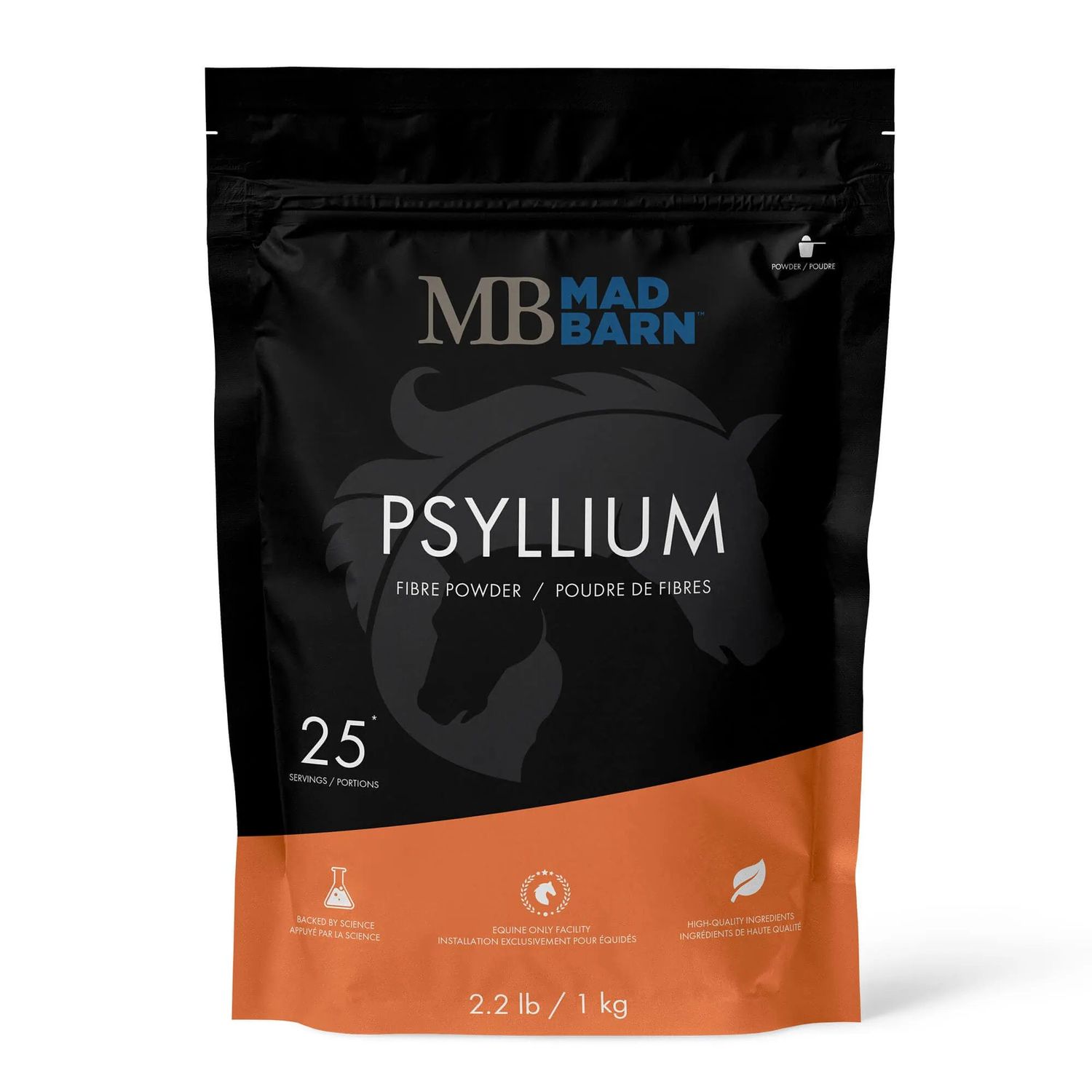 MADBARN - Psyllium Fibre Powder, Size: 1kg