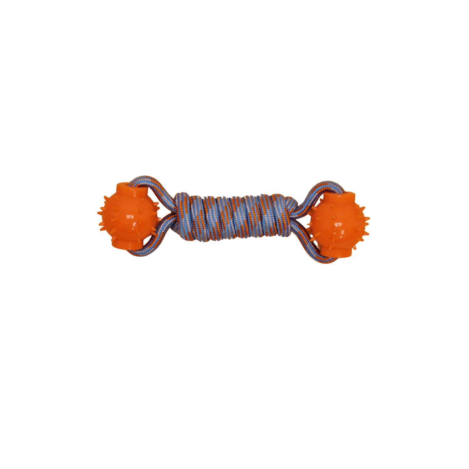 BUD'Z - Dumbbell Floating Rope, Colour: Orange / Bleu, Length: 24cm