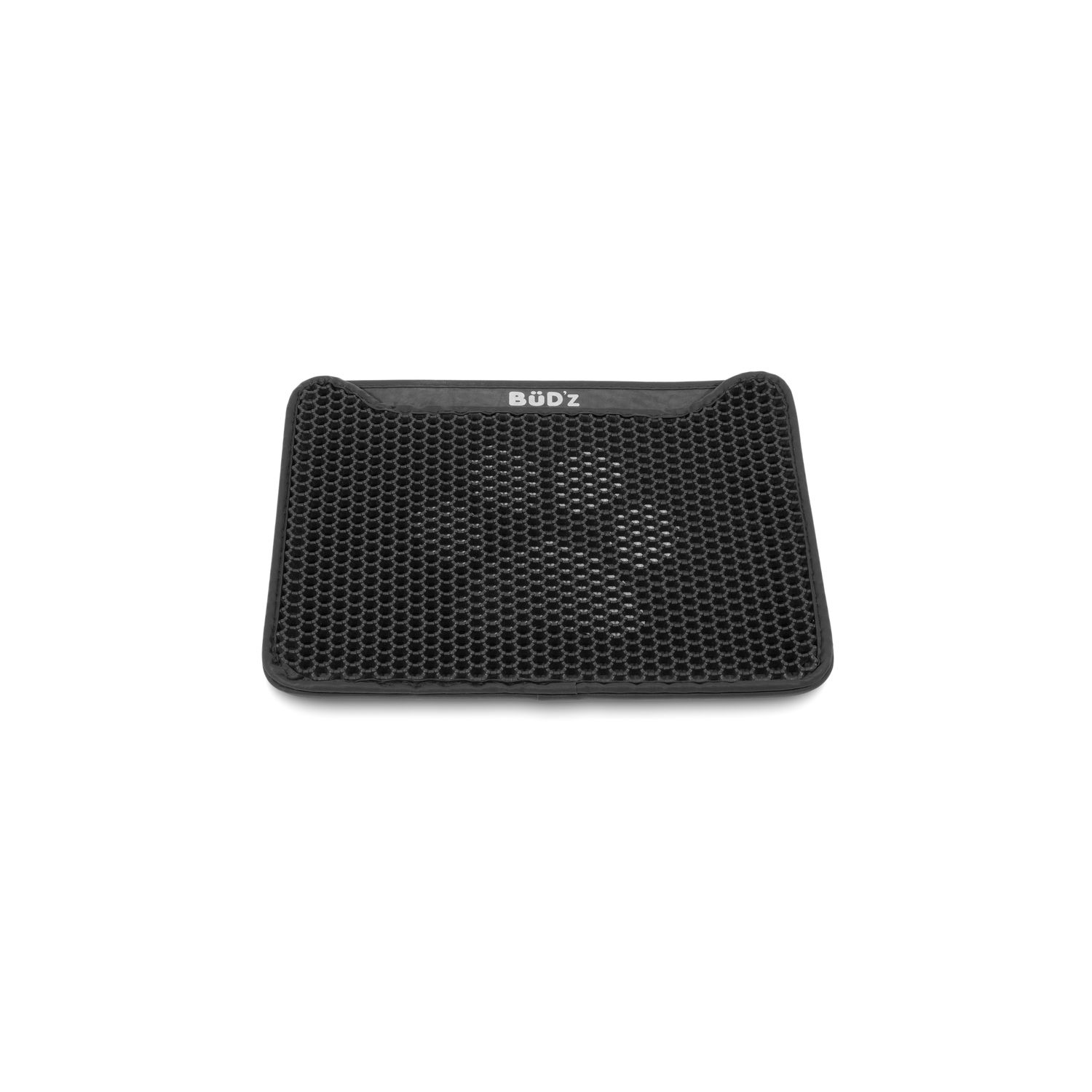 BUD'Z - Black Double-Layer Litter Mat, Size: Small (45x35cm)