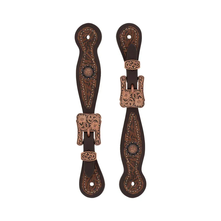 WEAVER - Western Floral Ladies' Spur Straps
