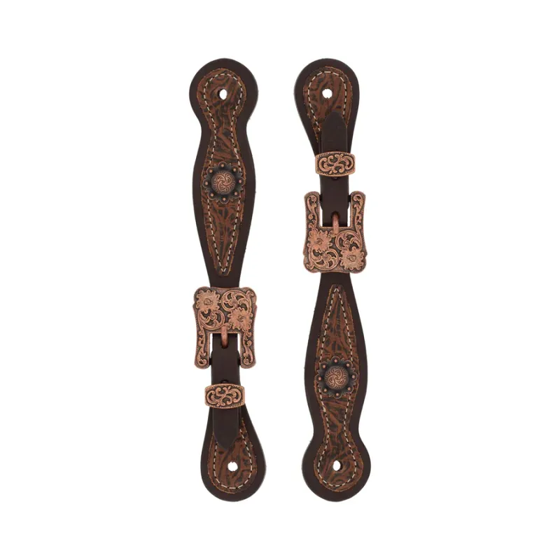 WEAVER - Western Floral Ladies' Spur Straps