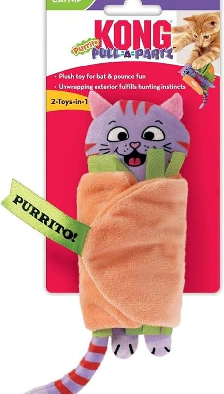 KONG - Purrito Cat Toy Pull-A-Partz