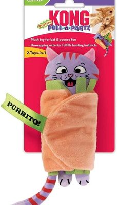 KONG - Purrito Cat Toy Pull-A-Partz