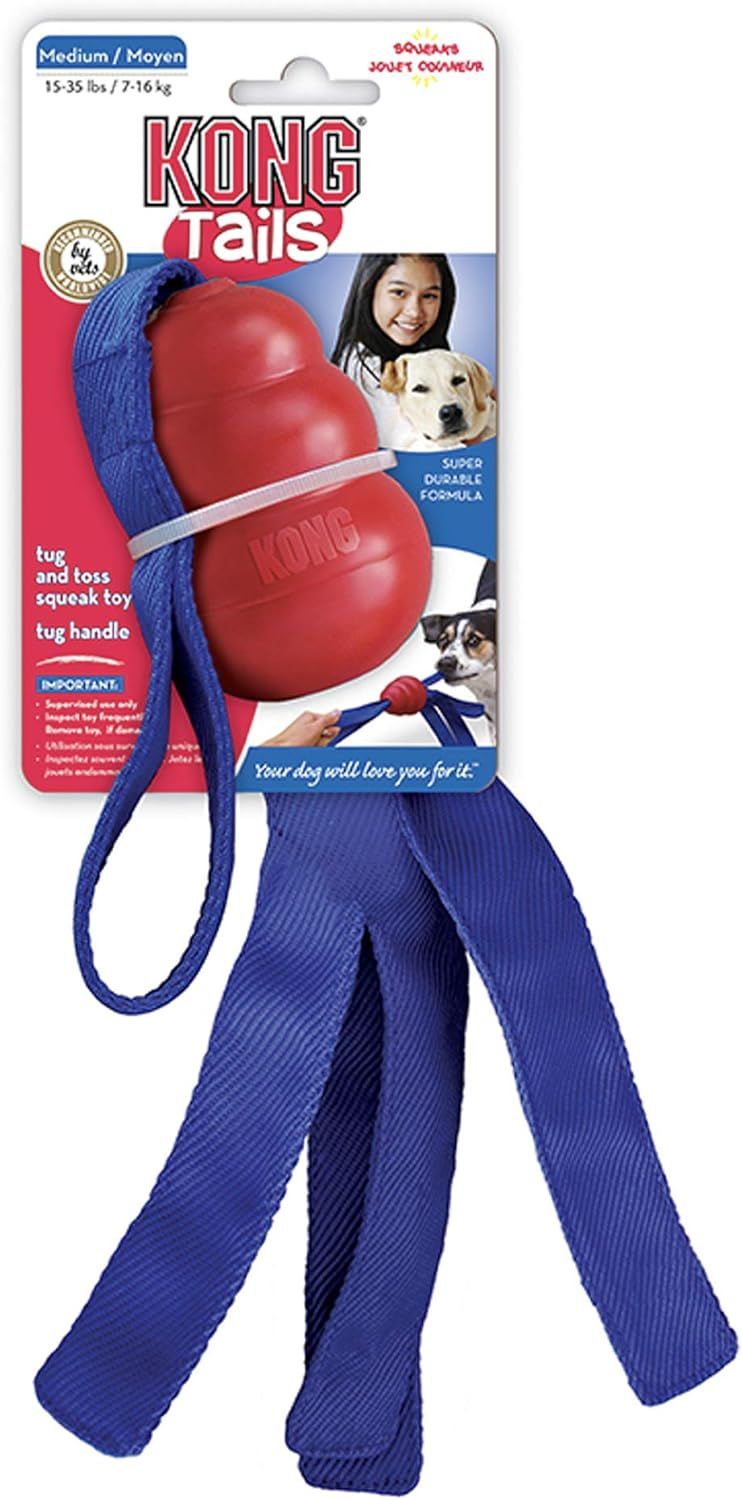 KONG - Exercise Nylon Tail Dog Toy, Size: Large