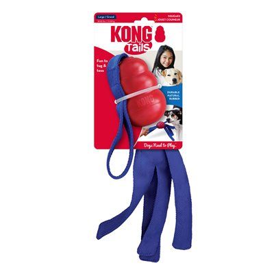 KONG - Exercise Nylon Tail Dog Toy, Size: Large