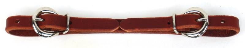 PROFESSIONAL'S CHOICE - Burgundy Latigo Curb Strap, Leather: Burgundy