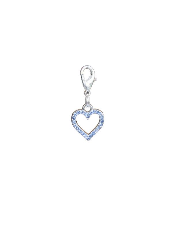 LUXY CHARMS - Sparkle Heart Blue