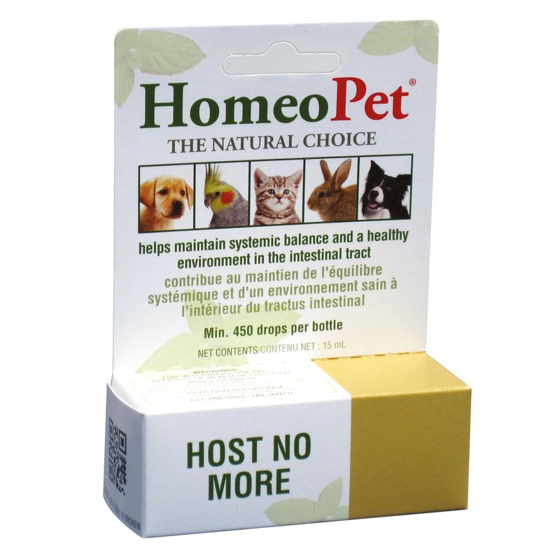 HOMEO PET - Host No More Natural Worm Treatment for Dogs