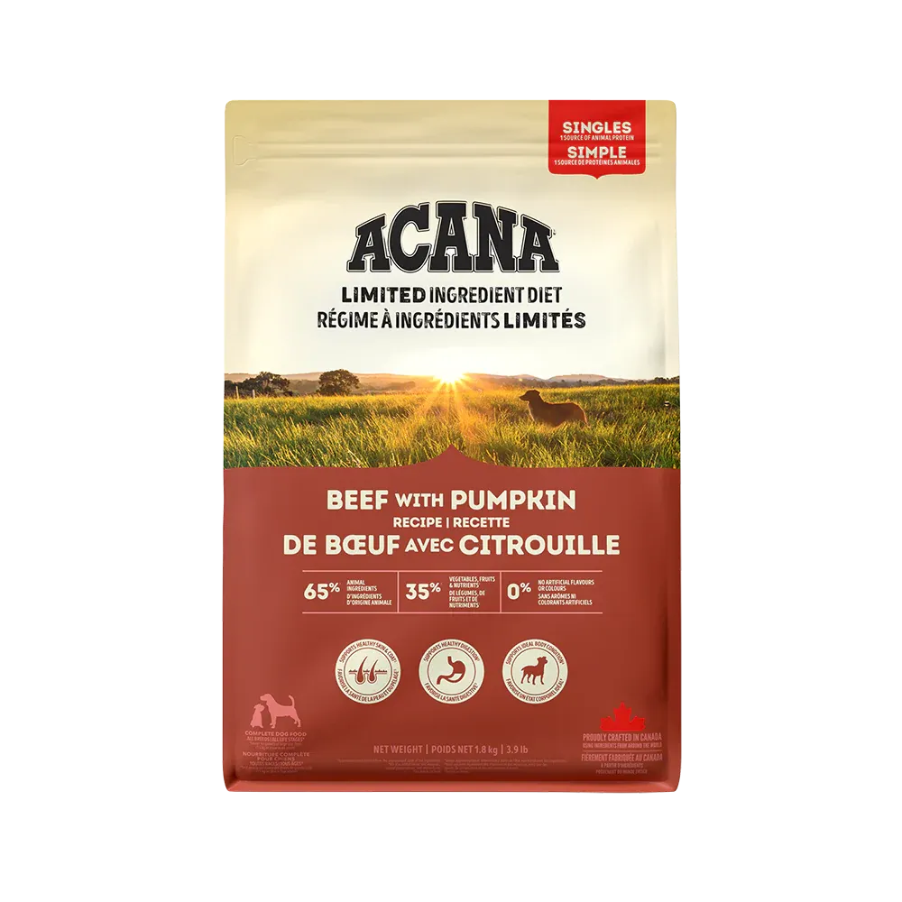 ACANA - Limited Ingredient Diet Singles Beef with Pumpkin Recipe