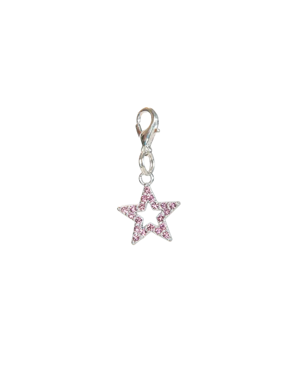 LUXY CHARMS - Pink Rhinestone Star