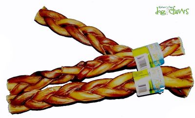 NATURE'S OWN DOG CHEWS - Triple Braided Bully Stick