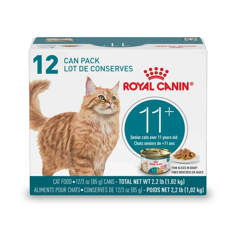 ROYAL CANIN - Aging 11+ Wet Food Thin Slices in Gravy Multi-Pack for Cats
