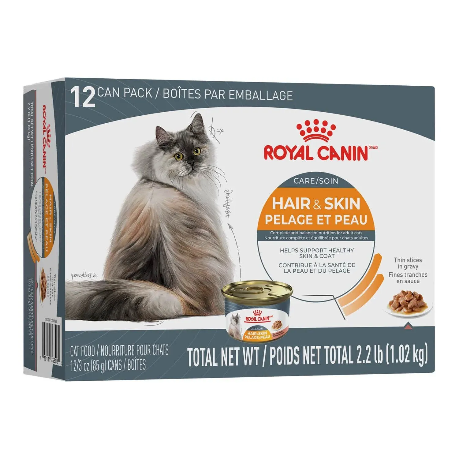 ROYAL CANIN - Hair and Skin Wet Food Multipack for Cats