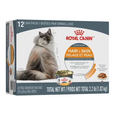 ROYAL CANIN - Hair and Skin Wet Food Multipack for Cats