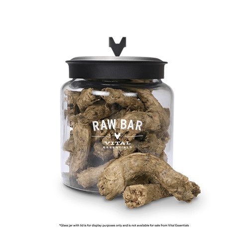 VITAL ESSENTIALS - Freeze-Dried Raw Bar Chicken Necks, Type: Unité