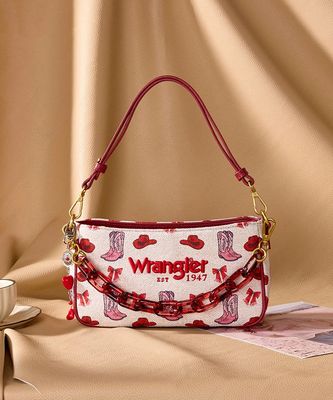WRANGLER - Rodeo Icons Western Baguette Shoulder Bag