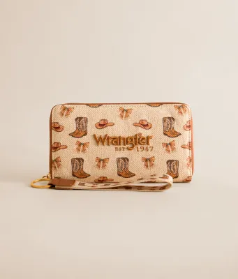 WRANGLER - Rodeo Icons Western Zip Around Wallet