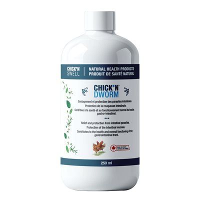 CHICK'N SWELL - DWORM Natural Health Product, Size: 250ml