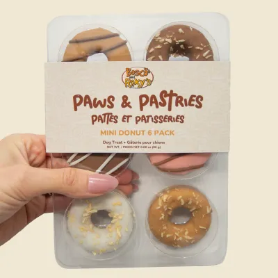 BOSCO &amp; ROXY'S - Prepackaged Glazed &amp; Confused 6pk Mini Donuts