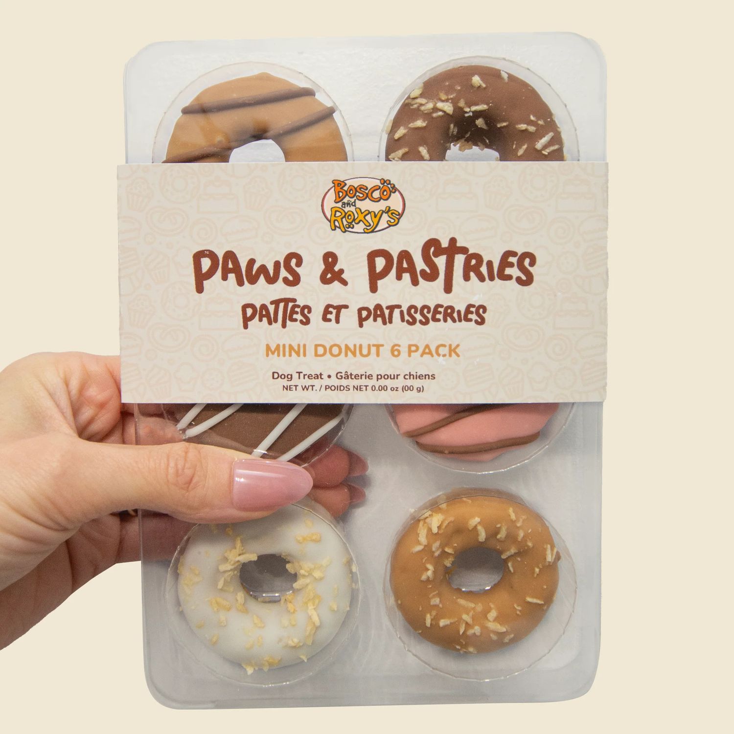 BOSCO &amp; ROXY'S - Prepackaged Glazed &amp; Confused 6pk Mini Donuts, Size: 6Pack