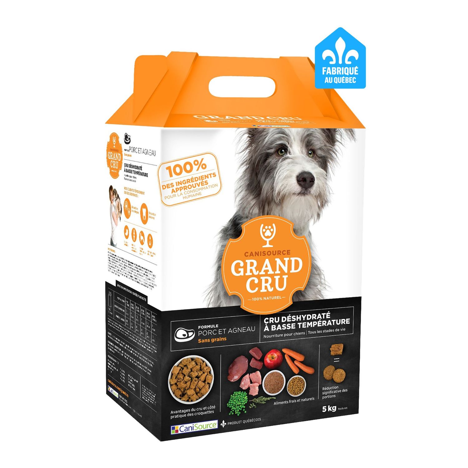 CANISOURCE - Grand Cru Pork &amp; Lamb Dog Formula, Size: 5kg