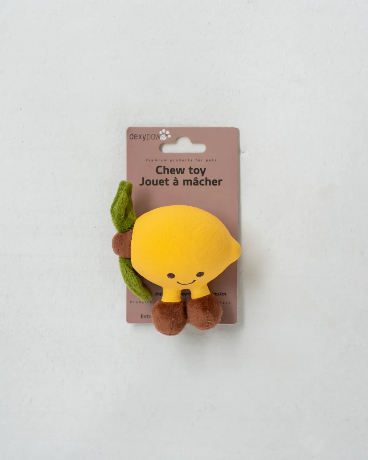 DEXYPAWS - Citrus Toy 3'' with Plush, Type: Citron