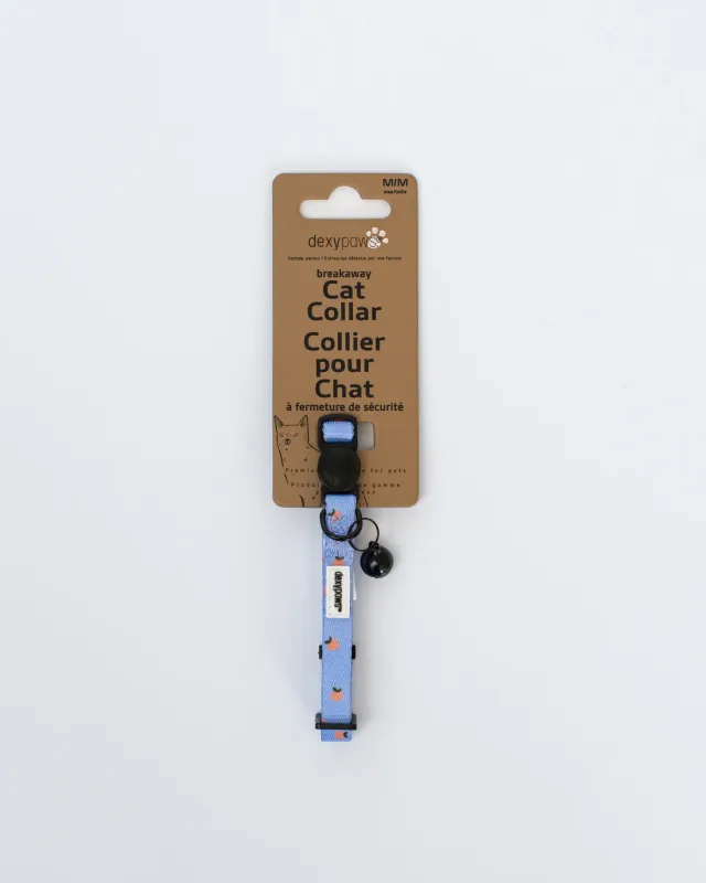 DEXYPAWS - Tangerine Breakaway Cat Collar