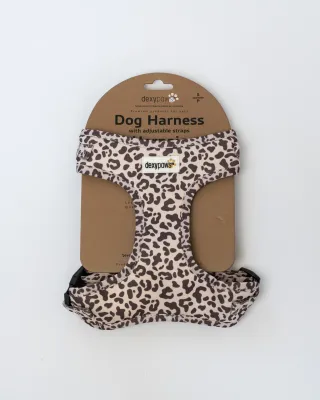 DEXYPAWS - Dog Harness with Adjustable Straps Cheetah