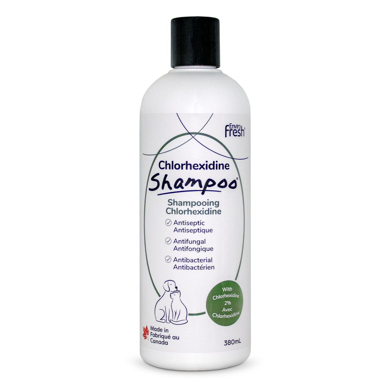 ENVIROFRESH - Antiseptic Chlorhexidine Shampoo, Size: 380ml