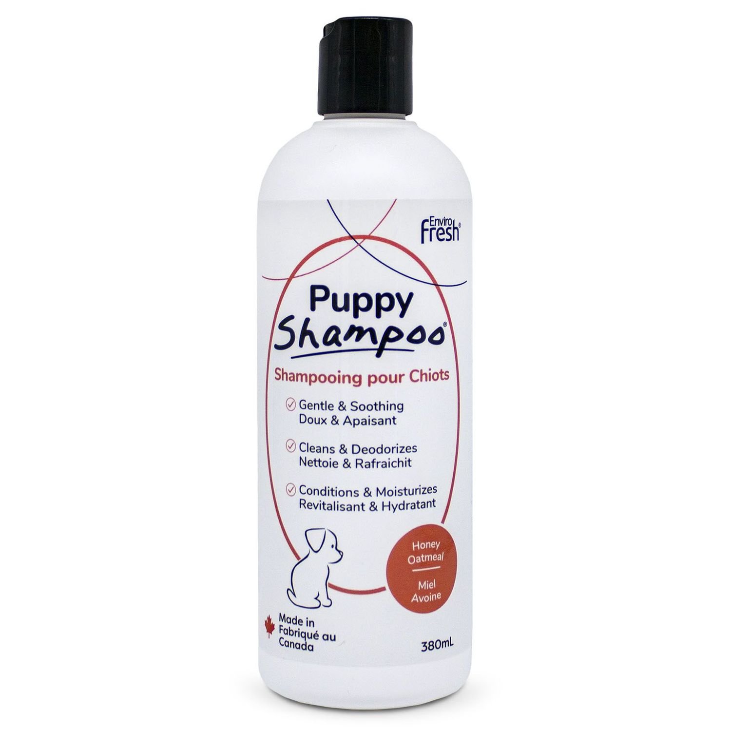 ENVIROFRESH - Honey &amp; Oatmeal Gentle Puppy Shampoo, Size: 380ml