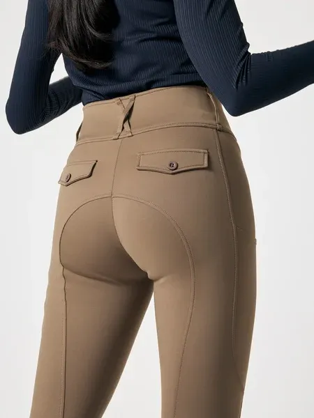 PS OF SWEDEN - Katja HG Riding Tights Dark Truffle