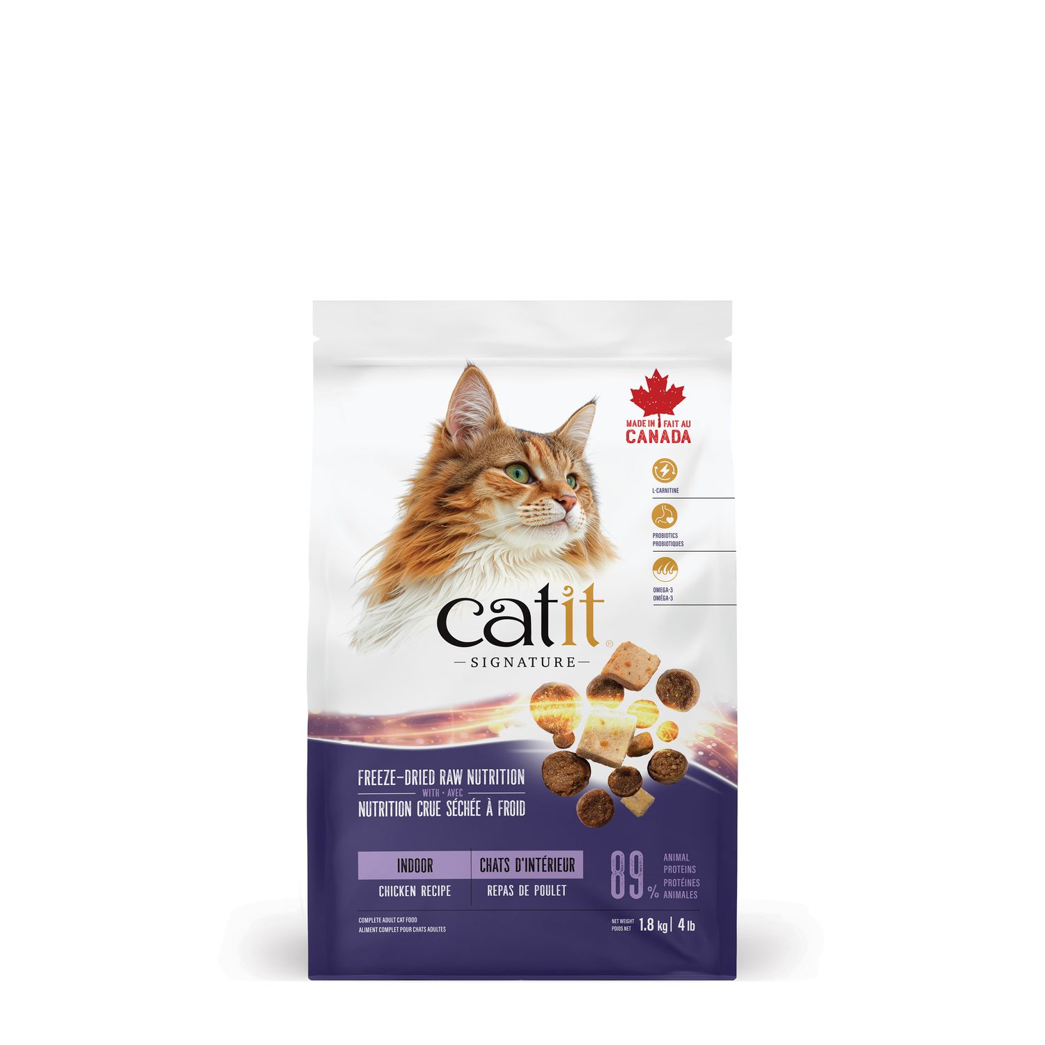 CATIT - Signature Indoor Adult Cat Dry Food Chicken Recipe, Size: 1.8kg