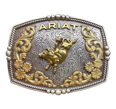 ARIAT - BullRider Multi Finish Belt Buckle ARIAT - BullRider Multi Finish Belt Buckle