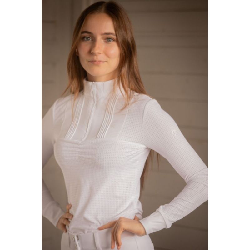 PENELOPE - Florence Long Sleeve Show Shirt White