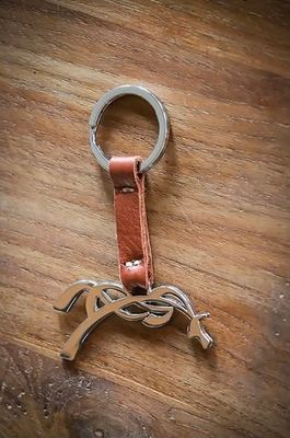PENELOPE - Tibou Keychain Brandy &amp; Silver