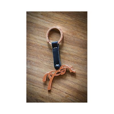 PENELOPE - Tibou Keychain Brandy &amp; Silver