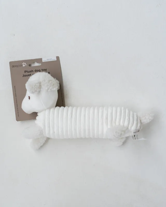 DEXYPAWS - White Sheep Plushie for Dogs