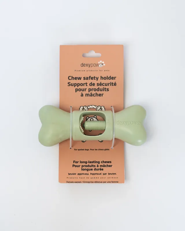 DEXYPAWS - Sage Green Chew Safety Holder