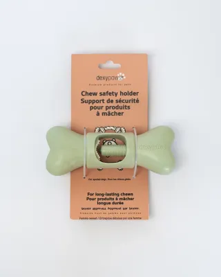 DEXYPAWS - Sage Green Chew Safety Holder