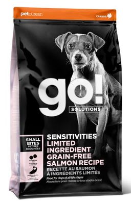 PETCUREAN - GO! Sensitivities Small Bites Salmon Grain-Free Limited Ingredient