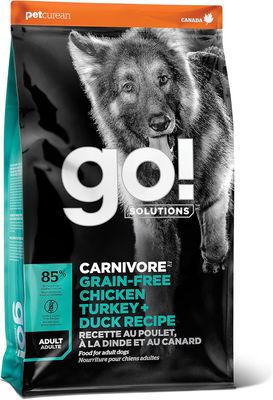 PETCUREAN - Carnivore Chicken, Turkey &amp; Duck Grain-Free Adult Dog Food
