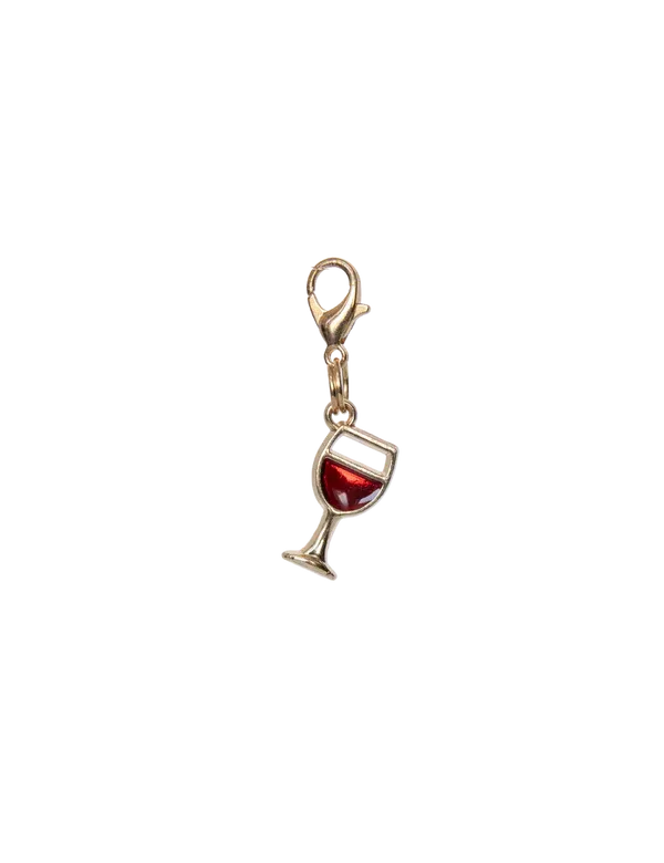 LUXY CHARMS - Glass of Red Wine