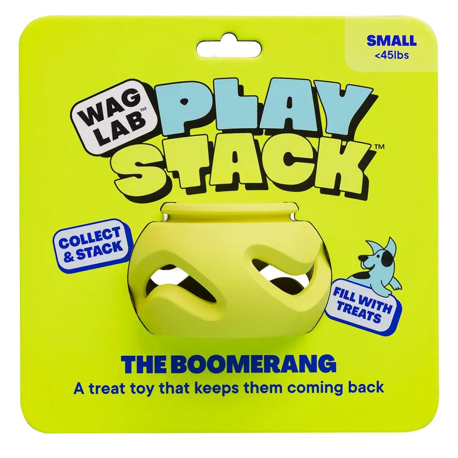 WAGLAB - Play Stack The Boomerang, Size: Small (45lbs and Less)