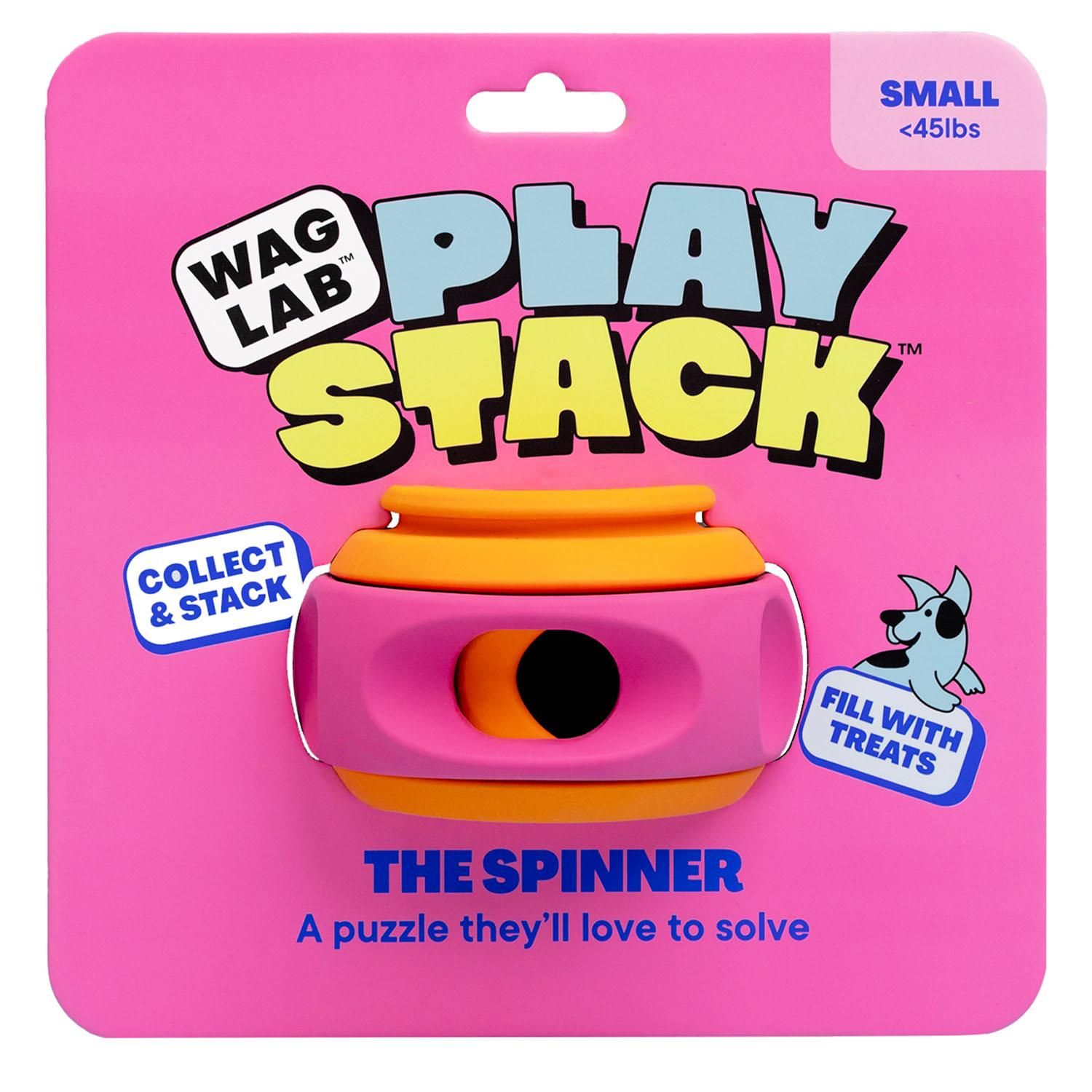 WAGLAB - Play Stack The Spinner, Size: Small (45lbs and Less)