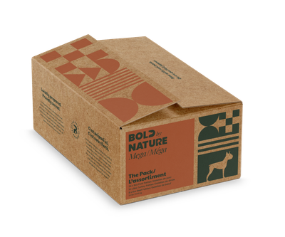 BOLD BY NATURE - The Pack - Non Chicken Variety Raw Dog Food